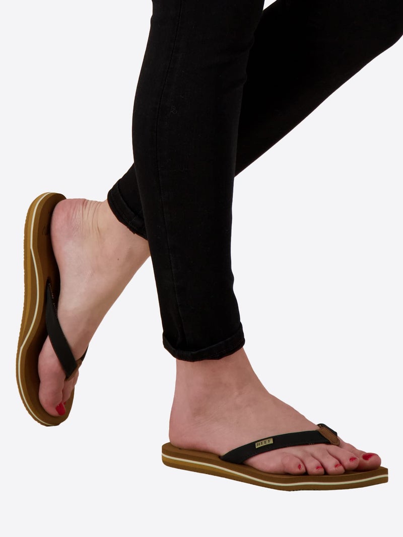 Reef Cushion Sands Women's Sandals Black/tan - 10 Medium - Image 2